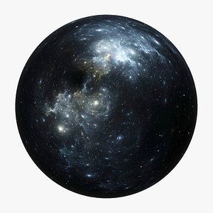 360 degree 16k HDRI full sphere panoramic space background with starfield and nebula SN-3620 model