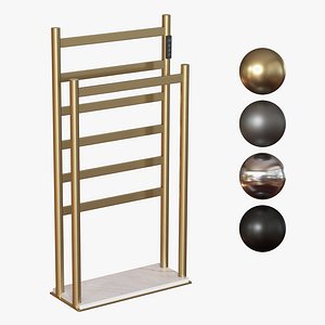 Heated towel rail WONZON WOGHAND ESSEN WW A407 BG model