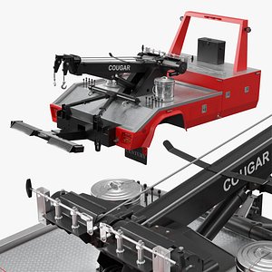 USA Cougar Century Wrecker Body Assembly Red