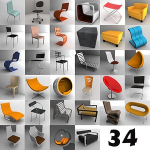 modern chairs x
