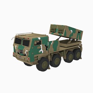 3D k239 korean rocket system