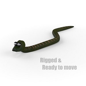 Cartoon Snake - RIGGED