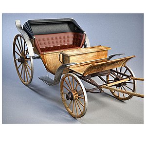 3D carriage car model