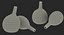Gourd Containers 3D Models Set