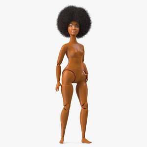 Barbie Looks Doll Elle GTD91 Curvy Brunette Fur