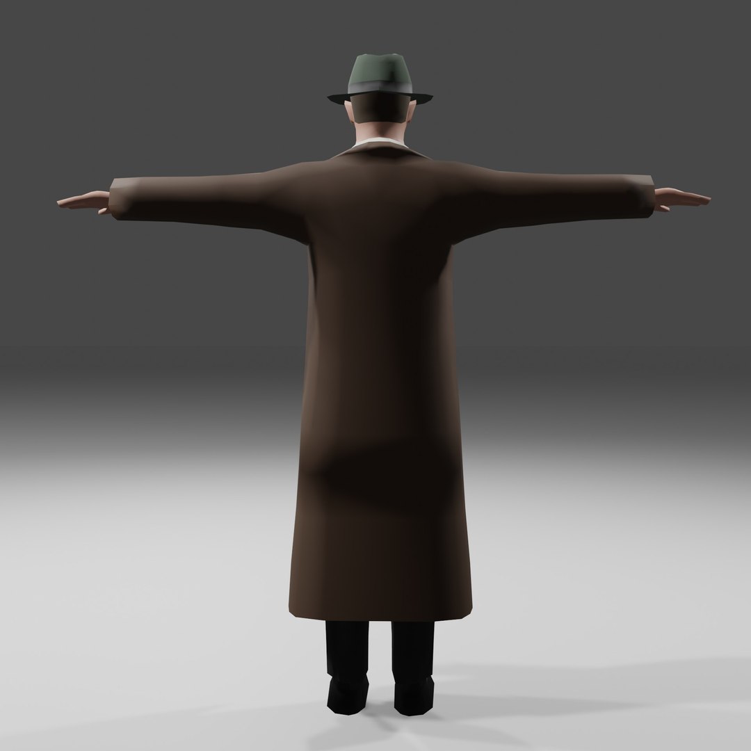 Lowpoly Stylized Detective updated edition 3D model - TurboSquid 1959149
