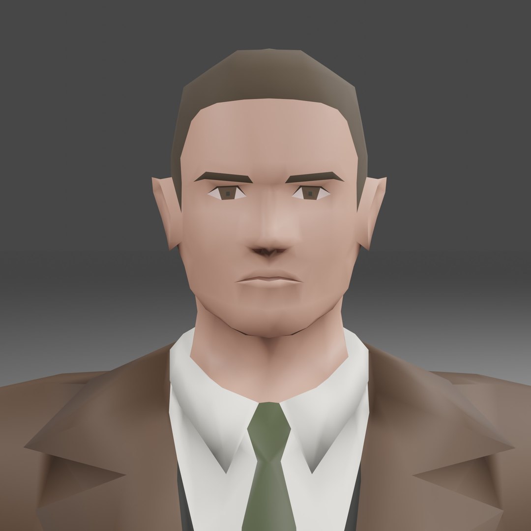 Lowpoly Stylized Detective updated edition 3D model - TurboSquid 1959149