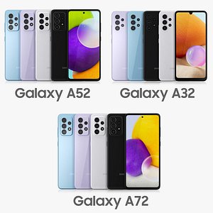 Samsung GALAXY A72 and A52 and A32