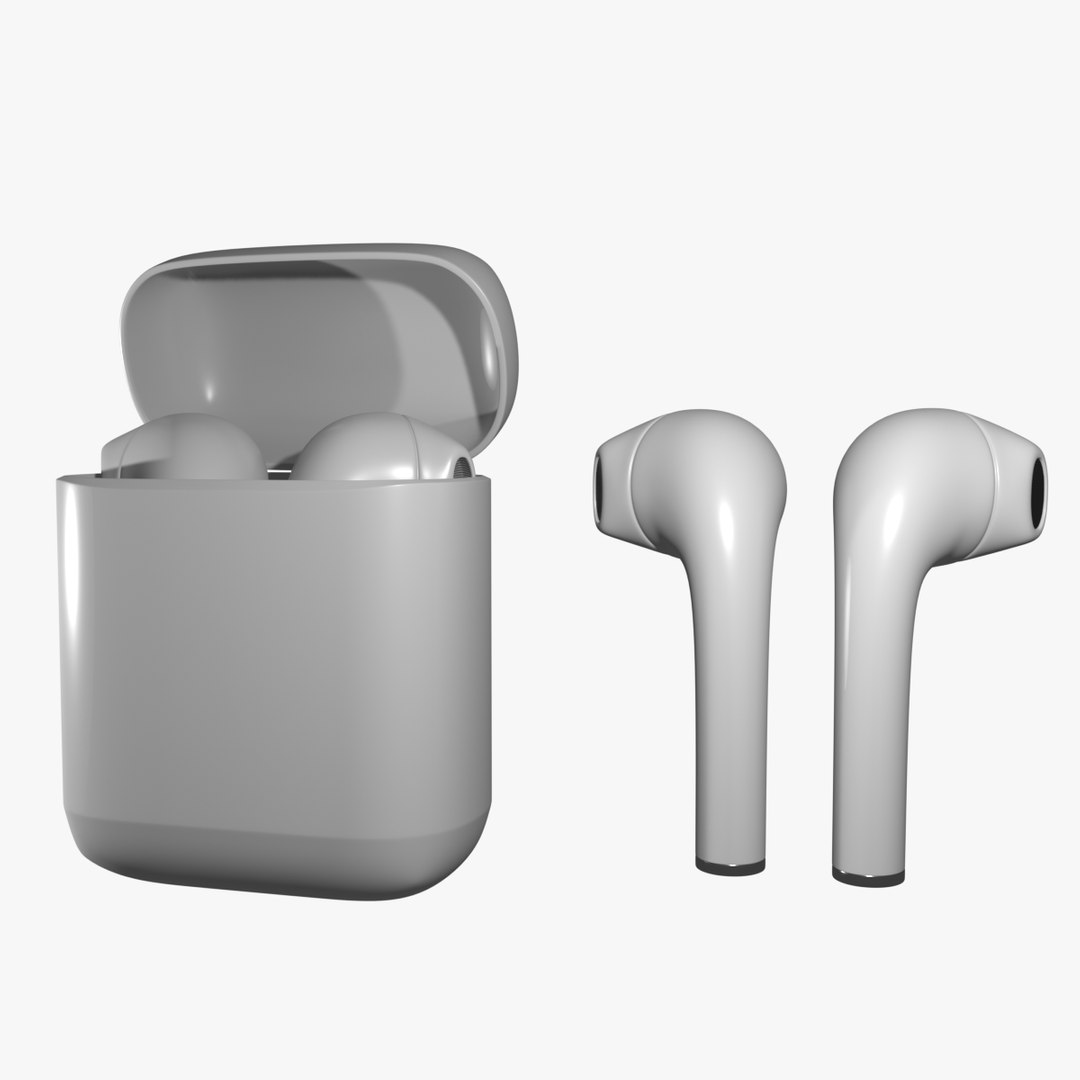 Earphones model TurboSquid 1995881