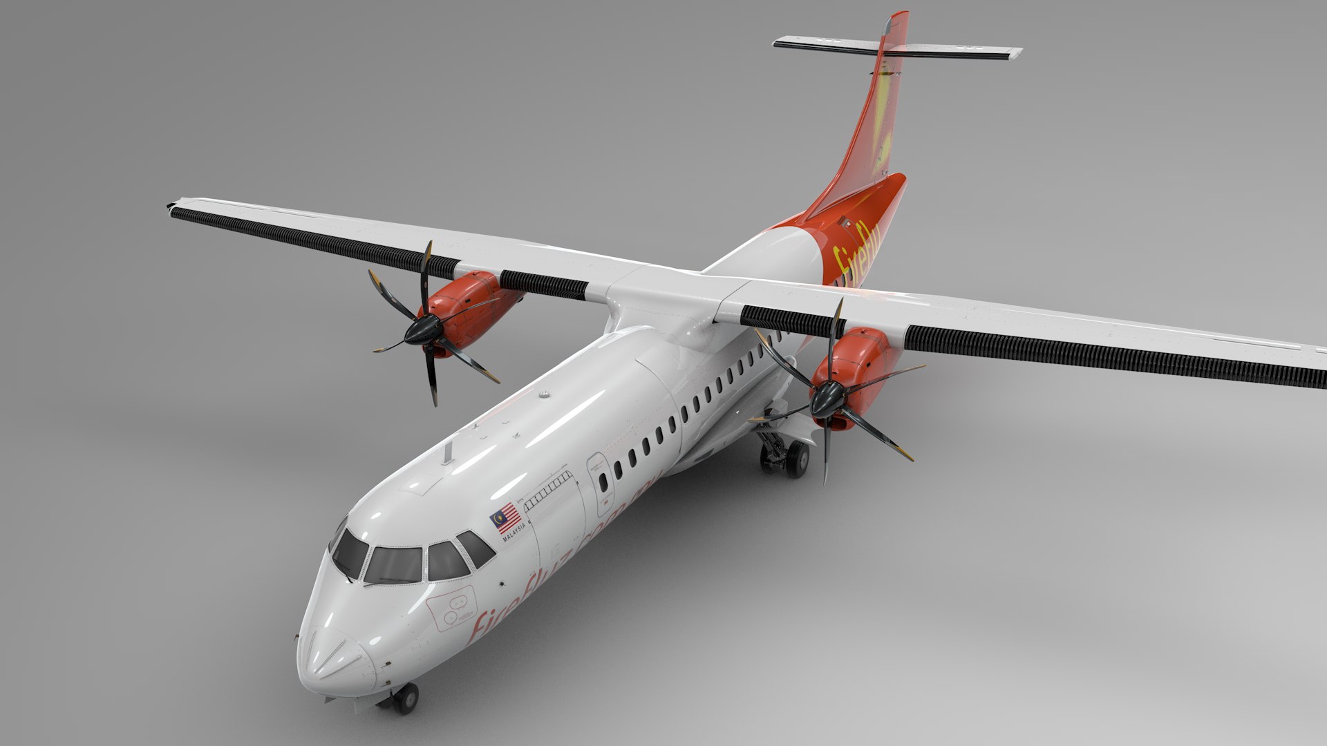 ATR 72 FIREFLY L1874 3D Model - TurboSquid 1984346