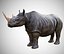 Rhino Rigged Low Poly