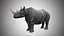 Rhino Rigged Low Poly