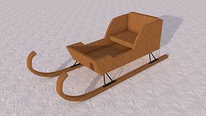 Wooden Sleigh