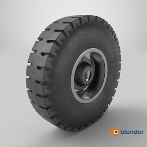 Wheel for Heavy Duty Applications 3D model