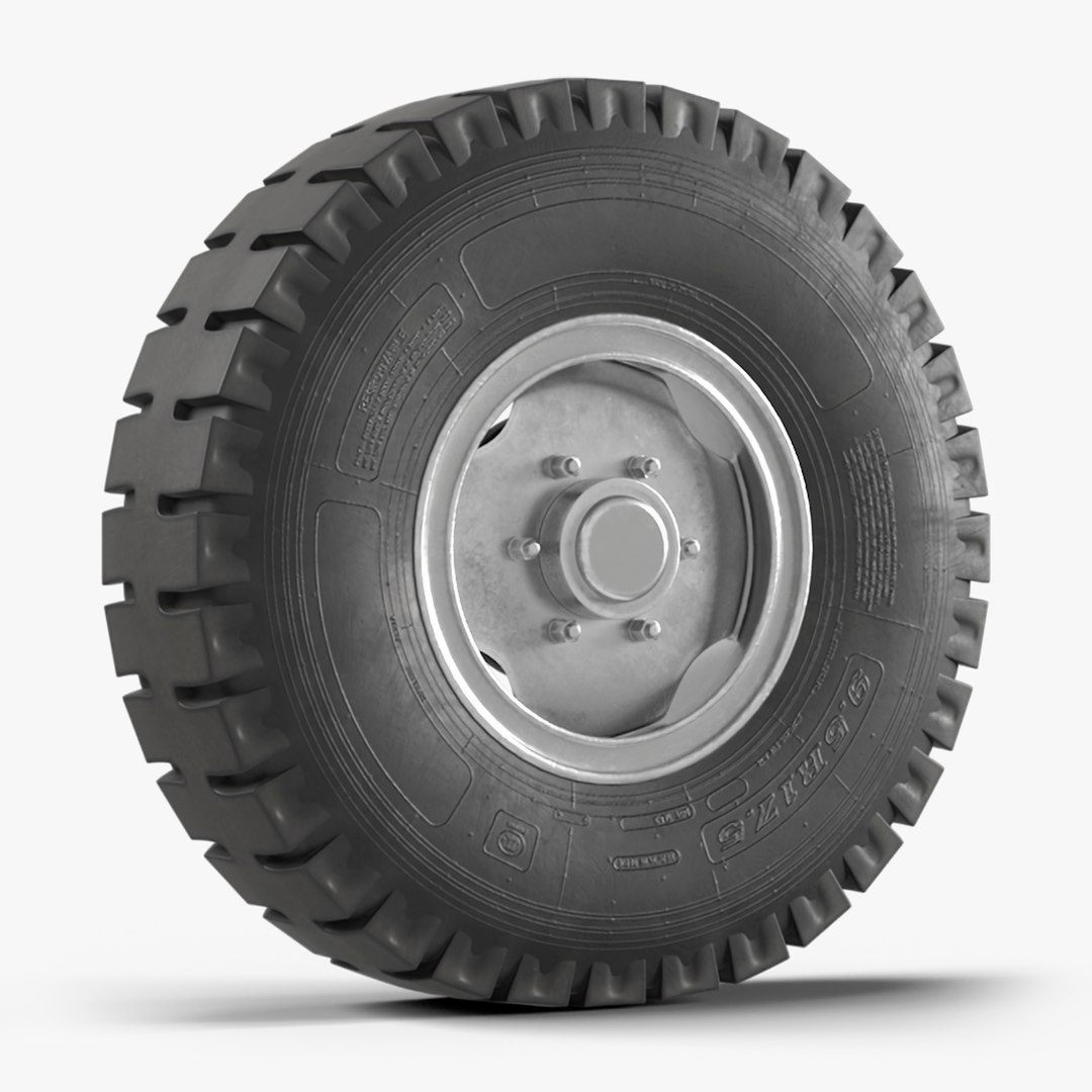 Wheel for Heavy Duty Applications 3D model preview