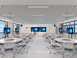 Smart classroom 3 3D model