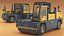 3D model Baumann GS 150 Long Load Forklift Used Rigged for Maya
