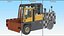 3D model Baumann GS 150 Long Load Forklift Used Rigged for Maya