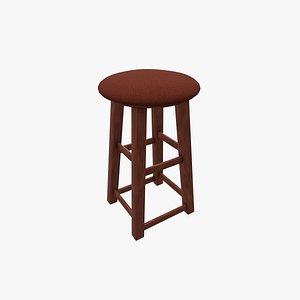 kitchen stool 3D model