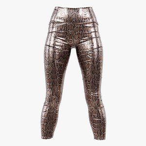 3D Metallic Snake Leggings Remastered model