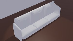 Sofra White Model 3D model