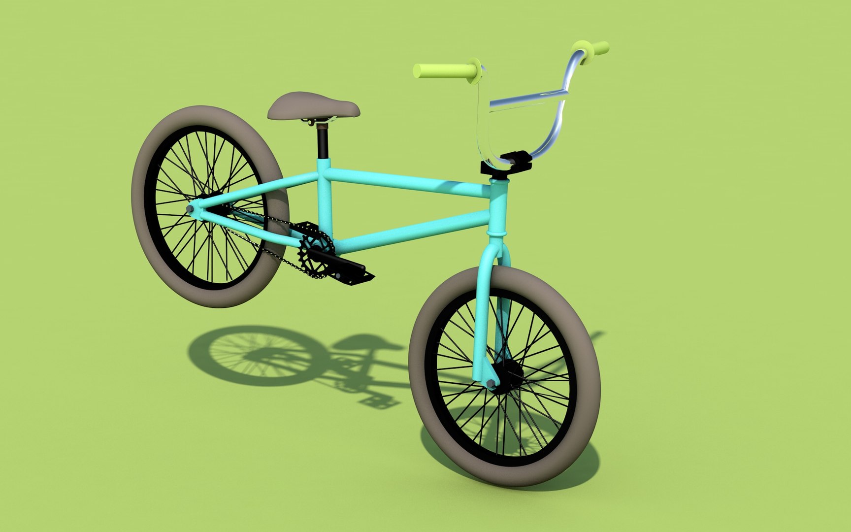 3d Bicycle Bmx Detailed 3D Model - TurboSquid 1828120