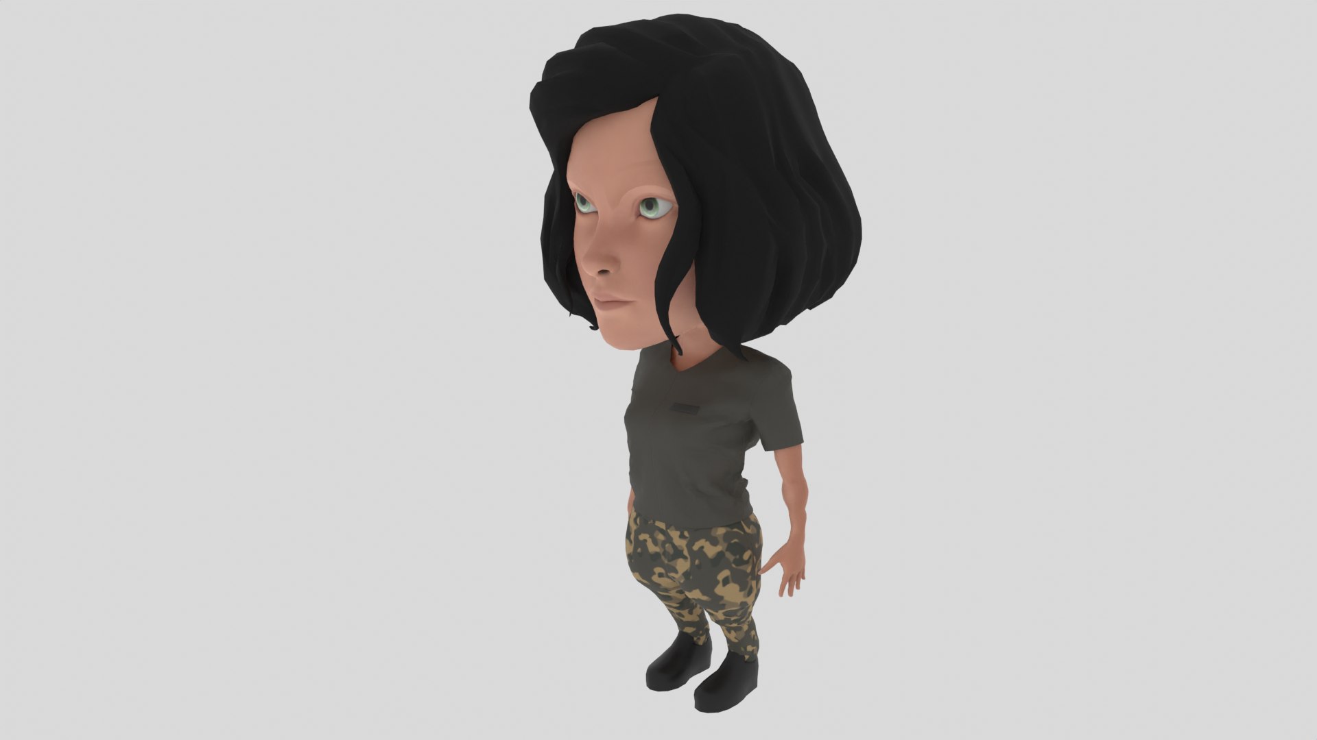 Cartoon Soldier Woman 3D https://p.turbosquid.com/ts-thumb/ME/FbP6p3/7y/r_c/png/1677662555/1920x1080/fit_q87/a600ebb7320a7bc95fad26a7db4fe7c7dd3db5a4/r_c.jpg