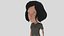 Mujer soldado de dibujos animados