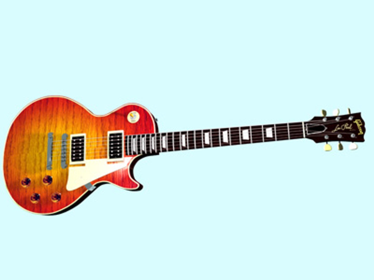 3ds Max Guitar Les Paul