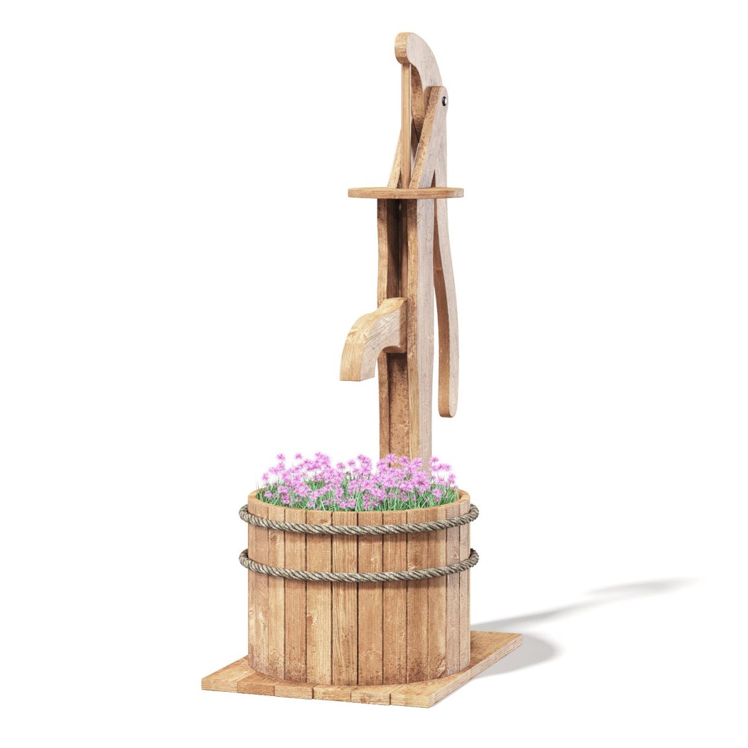 Decorative water pump 3D model TurboSquid 1339799