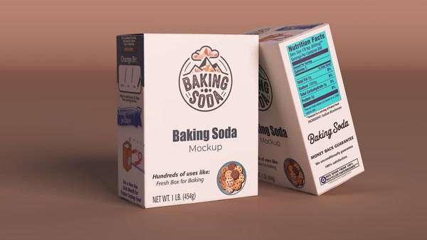 modelo 3d Maqueta de paquete de bicarbonato de sodio - TurboSquid 2319923
