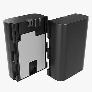 Canon LP-E6N lithium-Ion battery 3D
