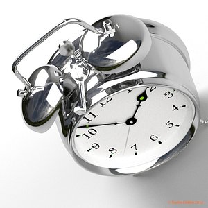 3d alarm clock model