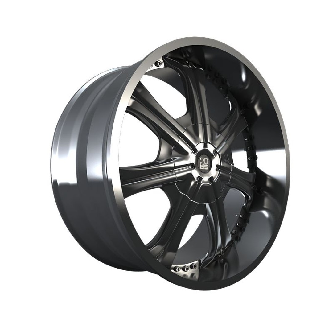 Free Rims Tis Alloys Packs 3d Model