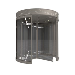 revolving door 3d max
