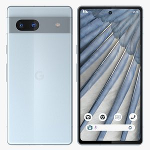 3D Google pixel 7A Sea