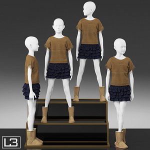 3dsmax kid mannequin