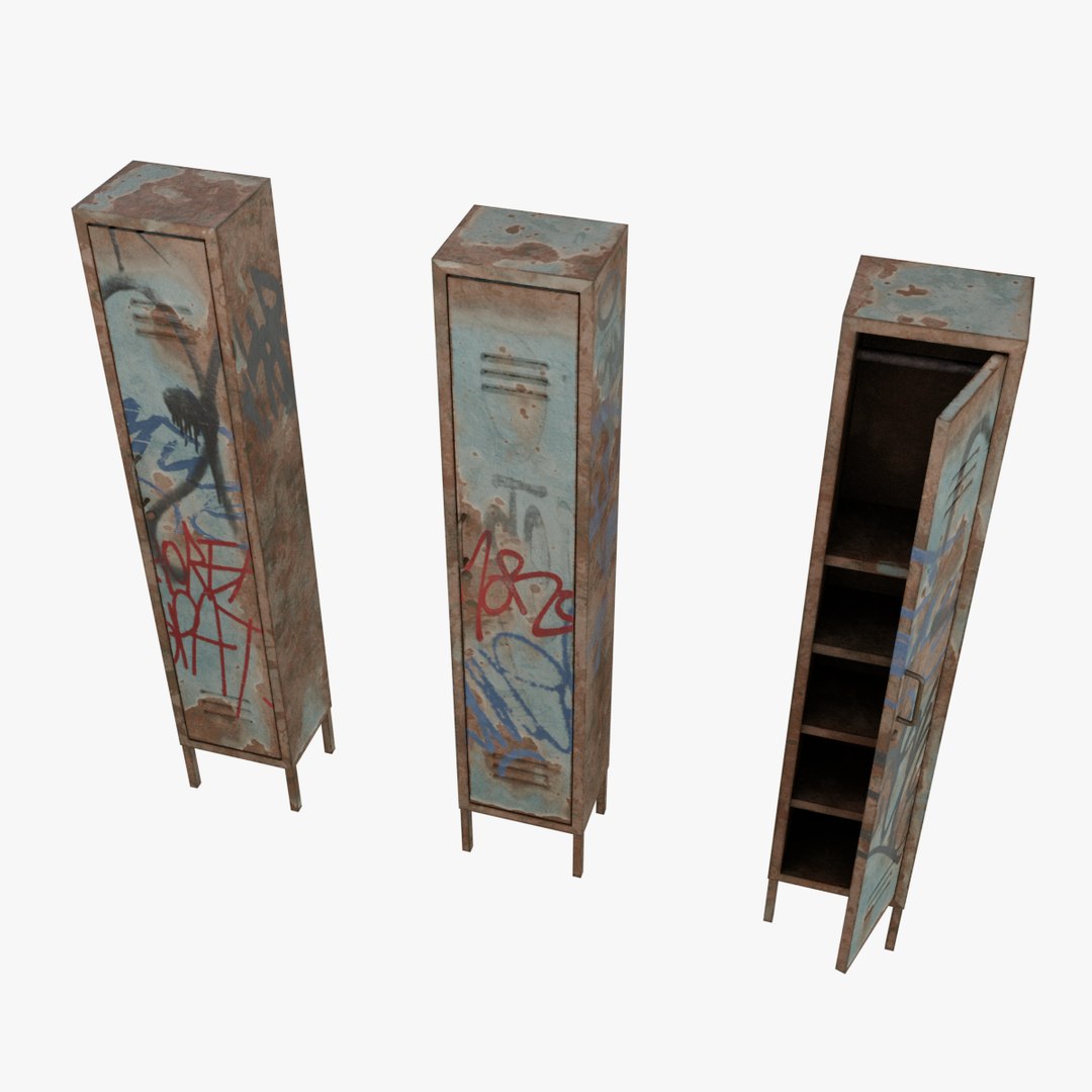 3D Abandoned Locker Model - TurboSquid 1791842