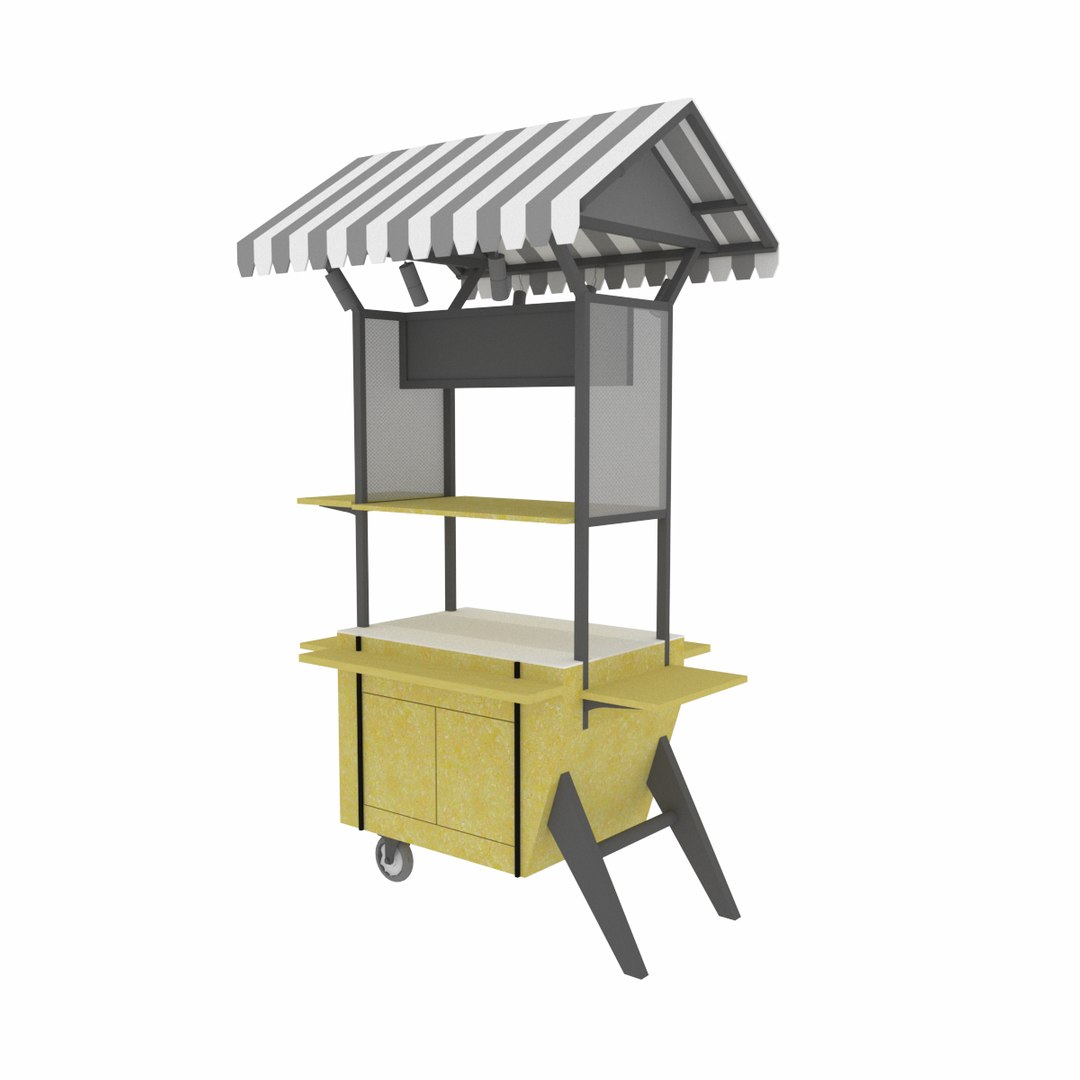 Street Food Cart Model - TurboSquid 1861098