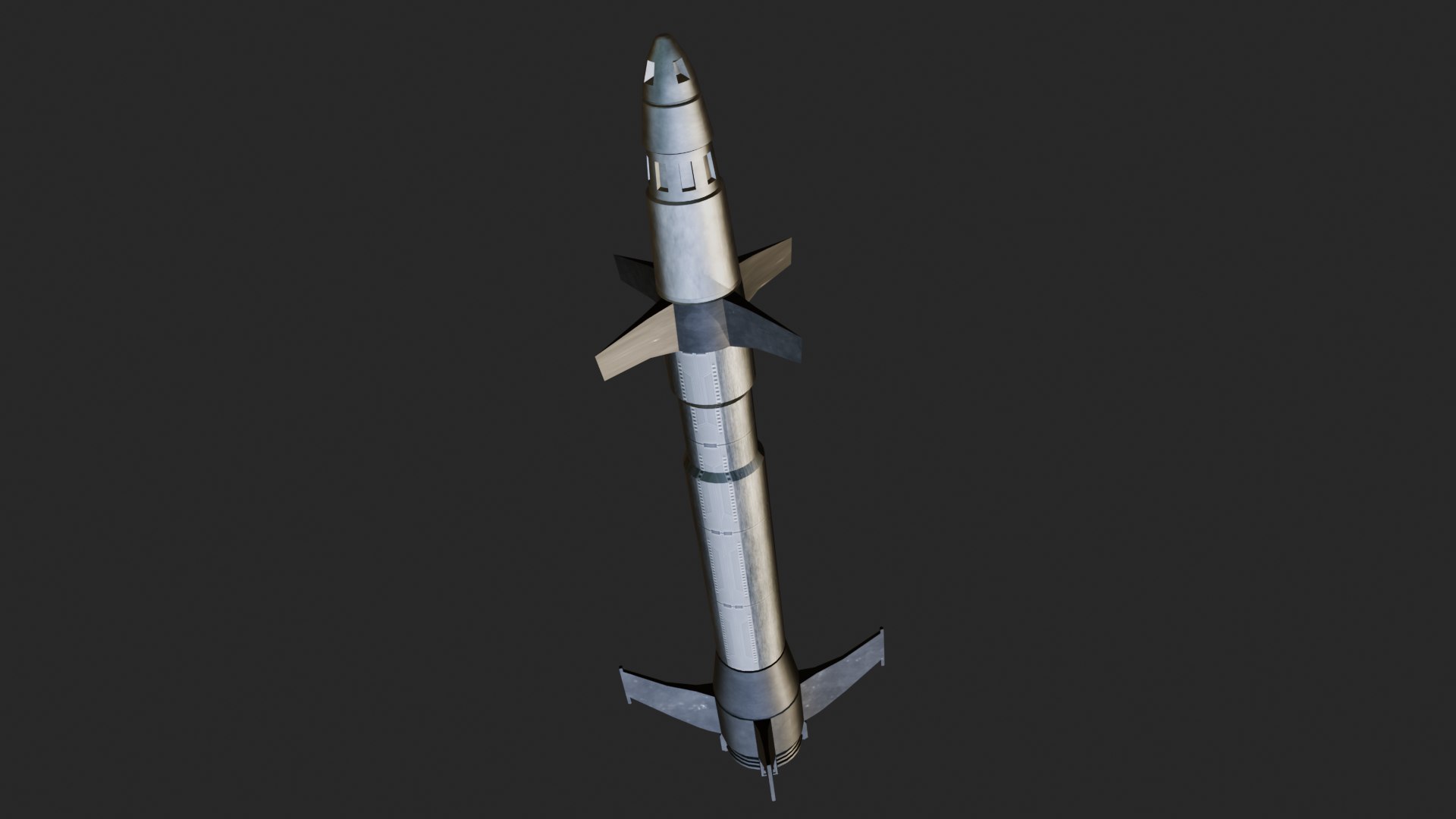 Medium Ballistic Projectile 3D model https://p.turbosquid.com/ts-thumb/ME/q8xCj3/7X/rocket4/png/1788117010/1920x1080/fit_q87/01109069f52c149a6c1f3cfb1e6e119caf5837f3/rocket4.jpg