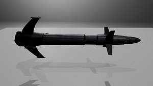 Medium Ballistic Projectile 3D model