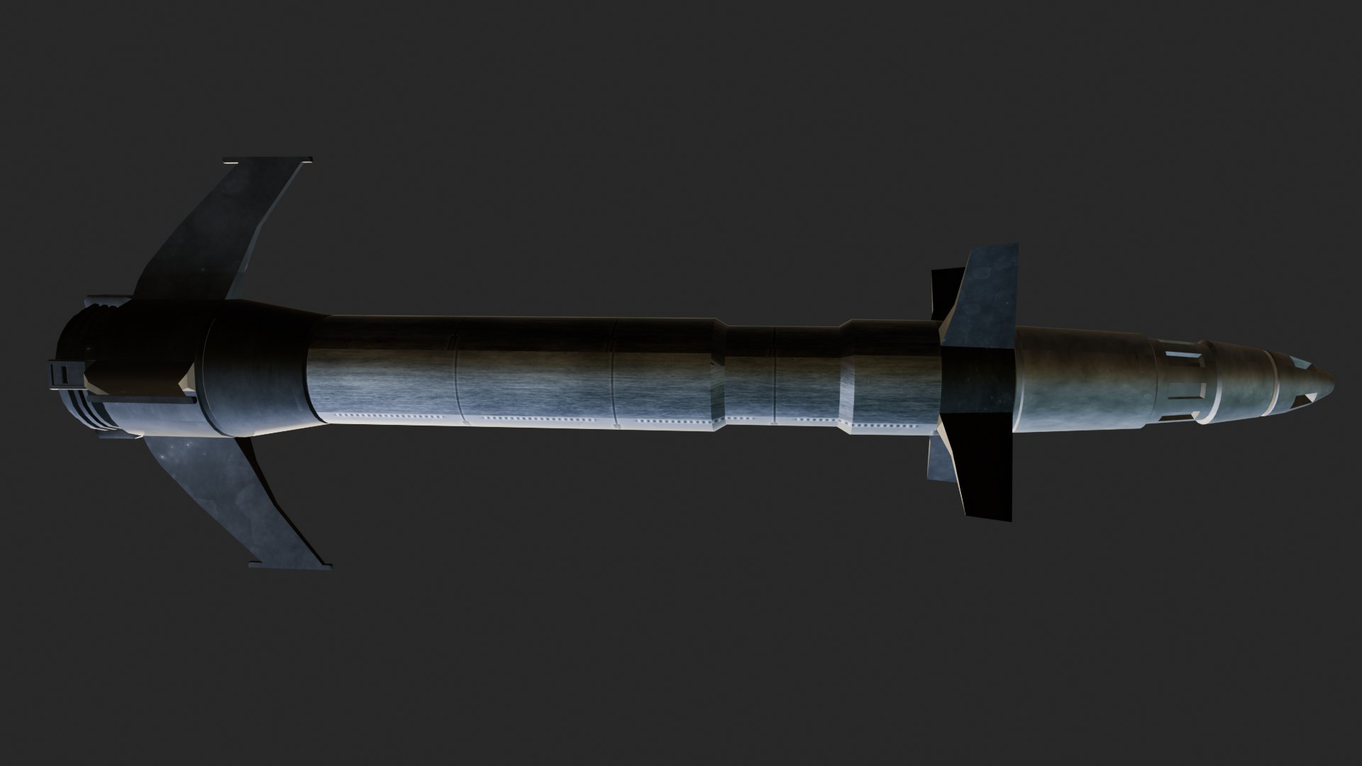 Medium Ballistic Projectile 3D model https://p.turbosquid.com/ts-thumb/ME/q8xCj3/c9/rocket7/png/1788116973/1920x1080/fit_q87/5602d2a5b2b3695ae0a8705b60fe8d4178335066/rocket7.jpg
