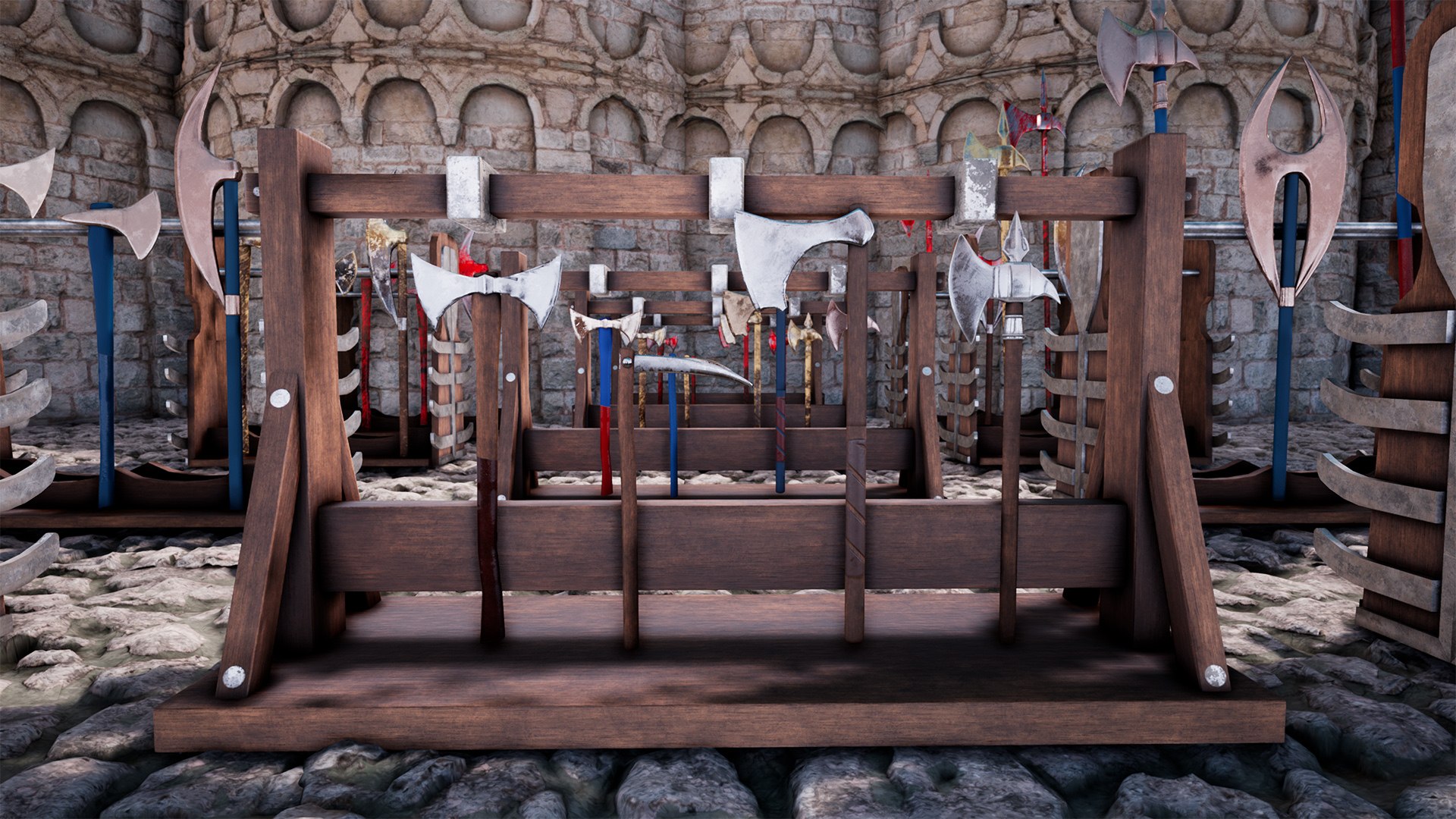War Axes Package 46 Variations 3D - TurboSquid 1984274