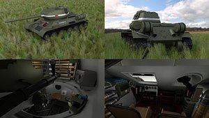 obj soviet tank interior hdri