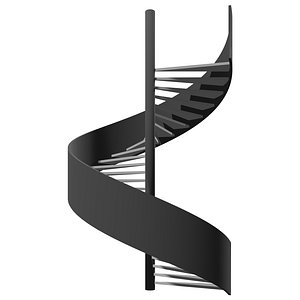 3D Spiral stair 2023-0011 model