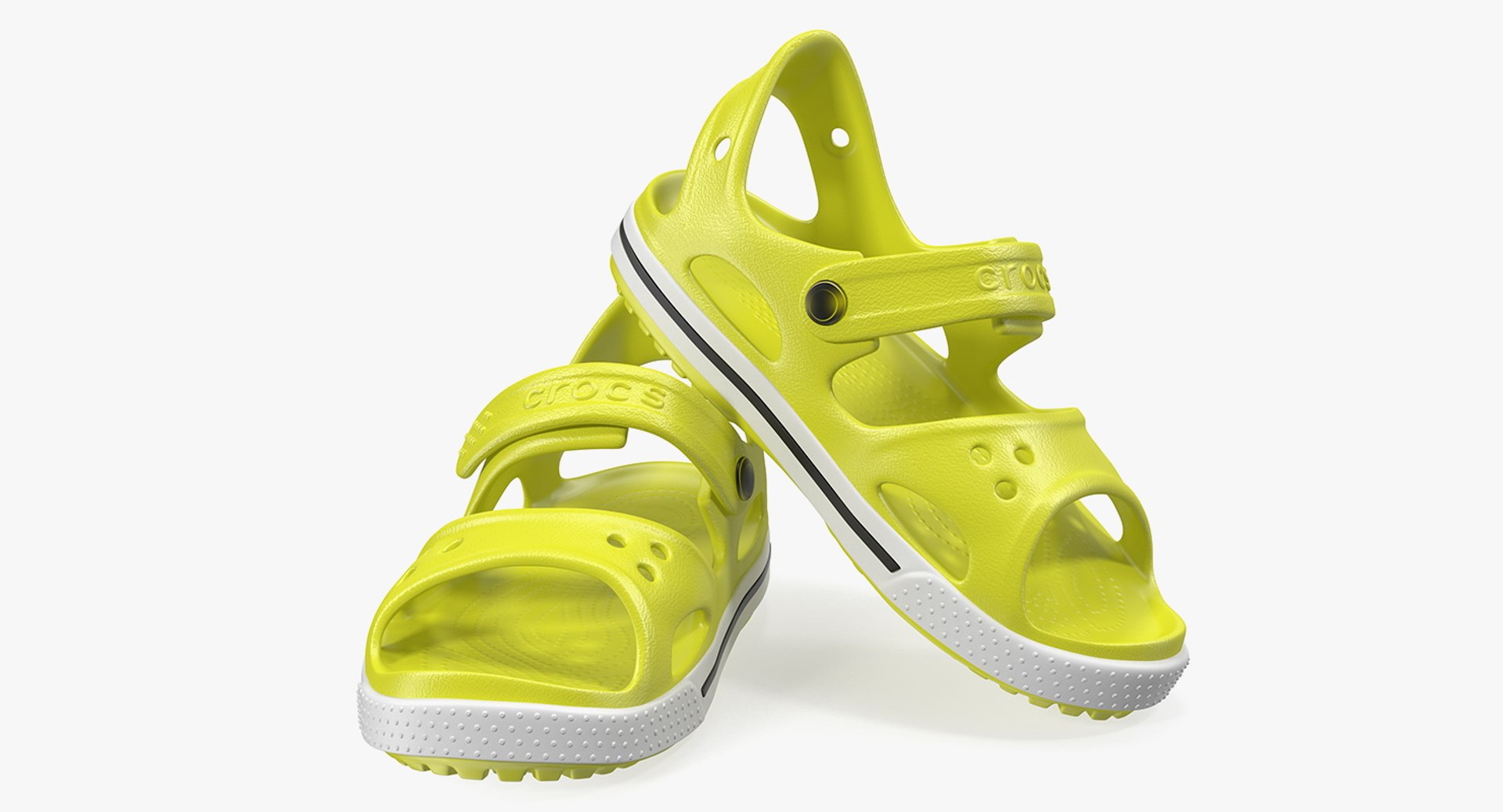 Crocs Unisex Kids Sandals 3D model preview