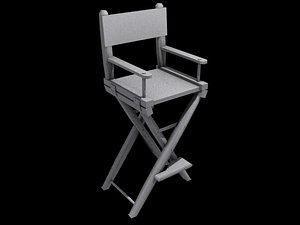 3d director s chair
