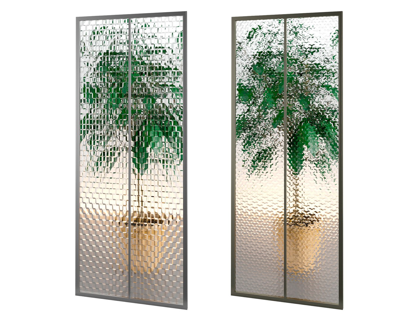 Glass Partition Set 02 3D Model - TurboSquid 1905662