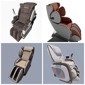 Massage chair Collection  4  Model 3D