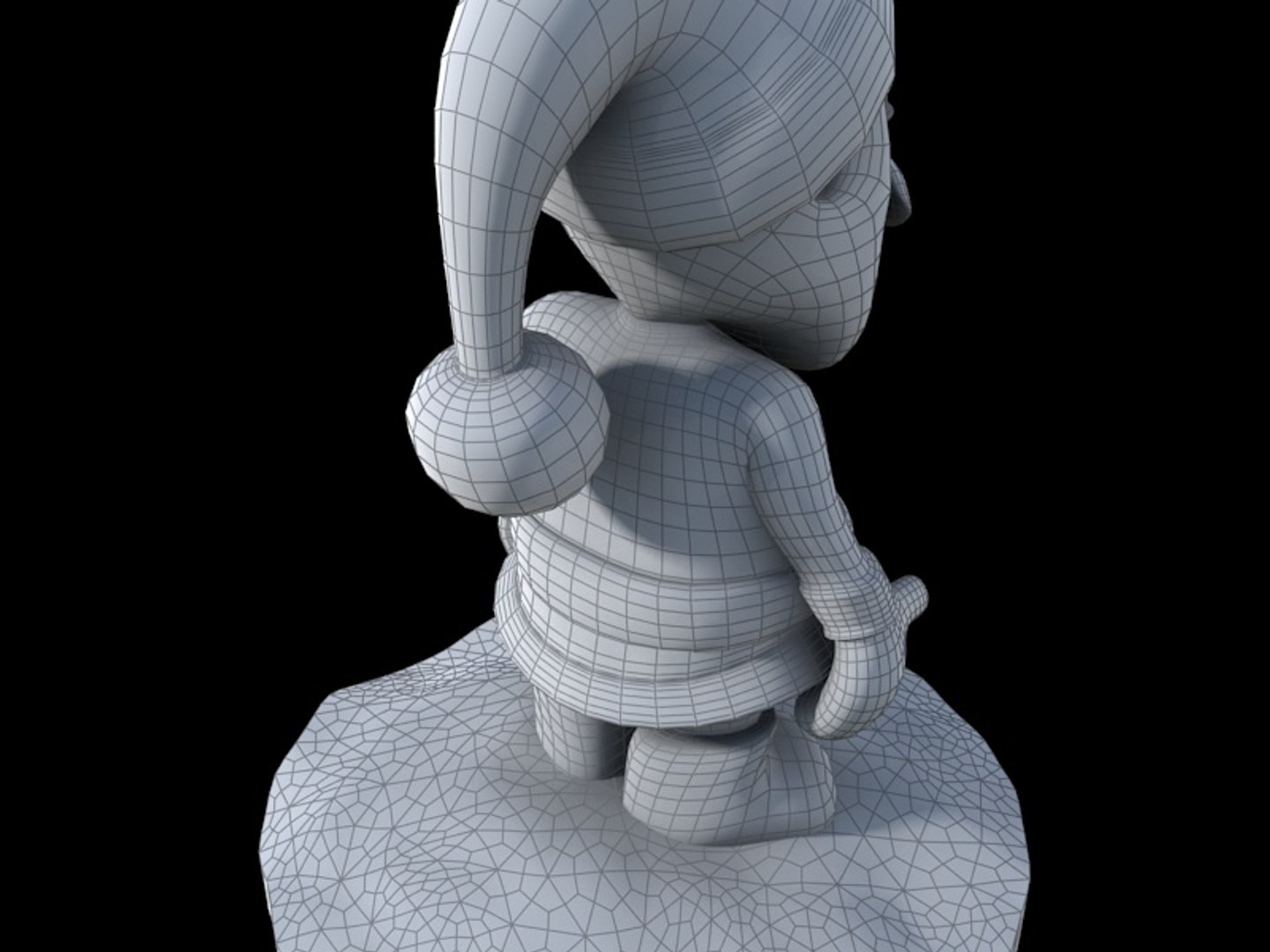 Santa Print-ready Christmas 3d Model